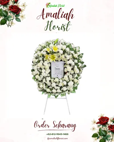 Krans Bunga Duka Cita di Samsam